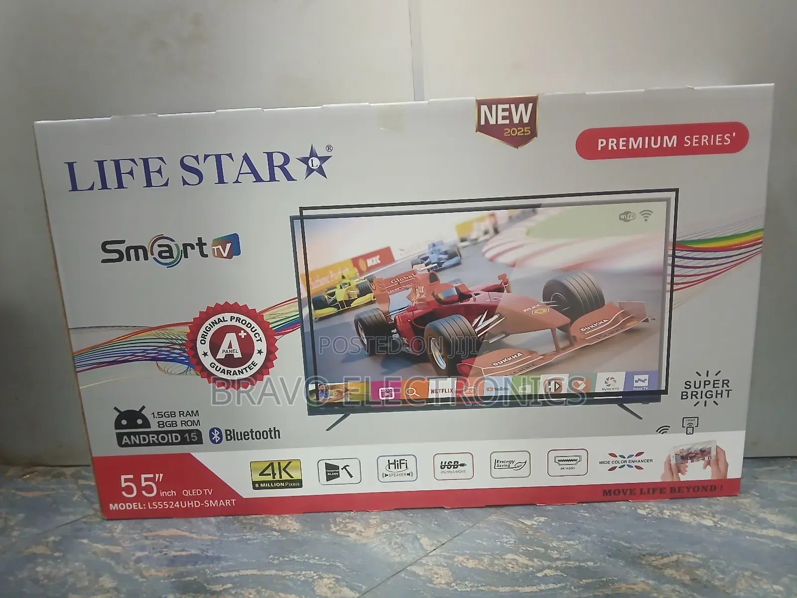 Lifestar 55" Android 15 Smart Tv – Free Delivery