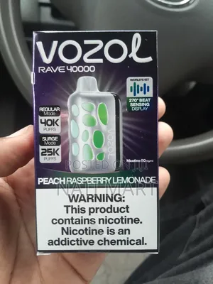 Vozol 40,000 Puff Peach Raspberry