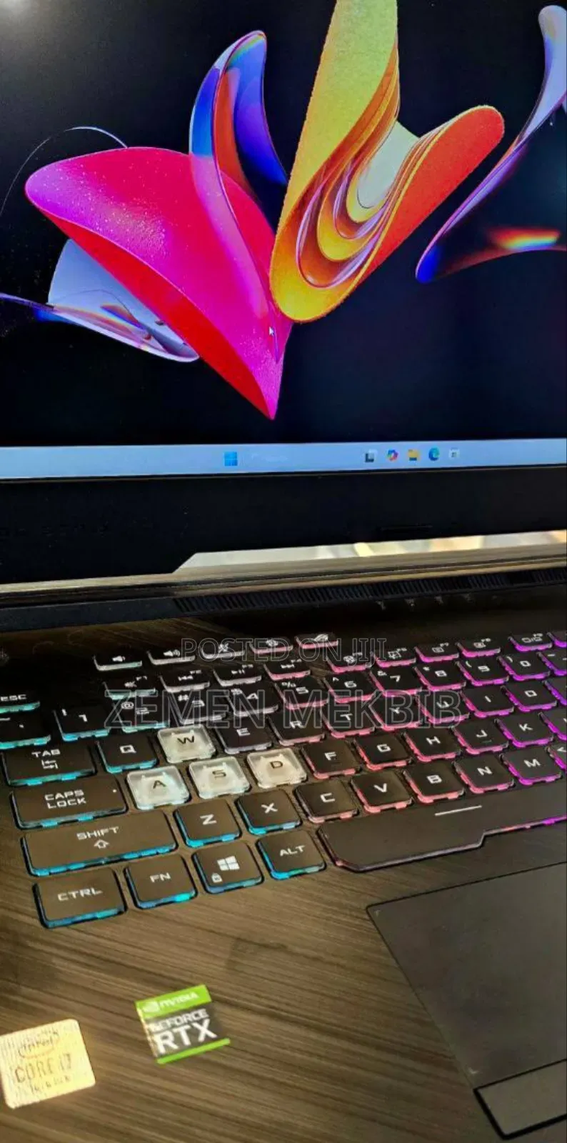 New Laptop Asus ROG Strix G15 16GB Intel Core I7 SSD 512GB