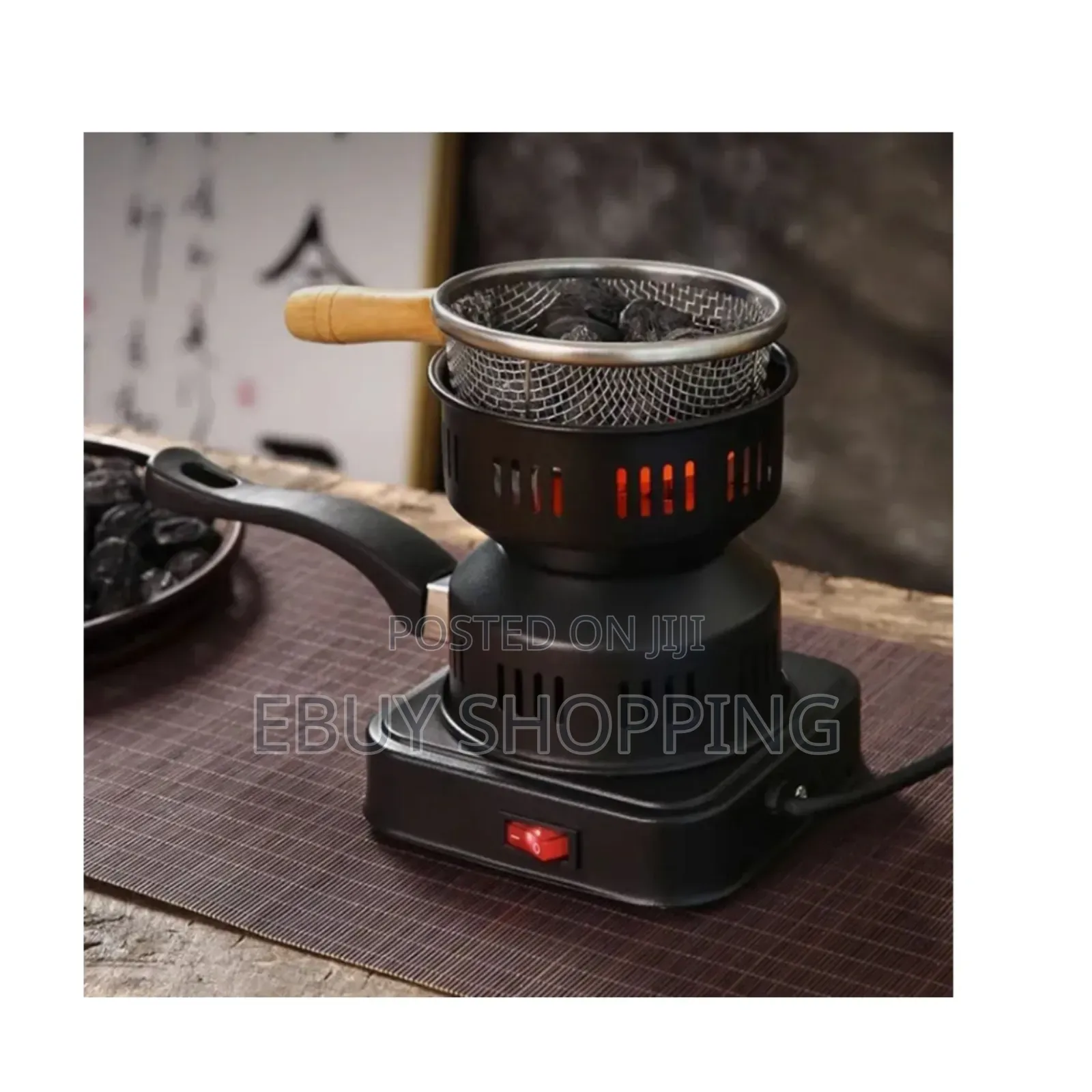 **Fast-Boiling Electric Charcoal Heater – Saves Time Space**