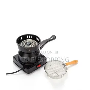 **Fast-Boiling Electric Charcoal Heater – Saves Time Space**