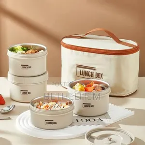 Portable Insulated Lunch Box Set