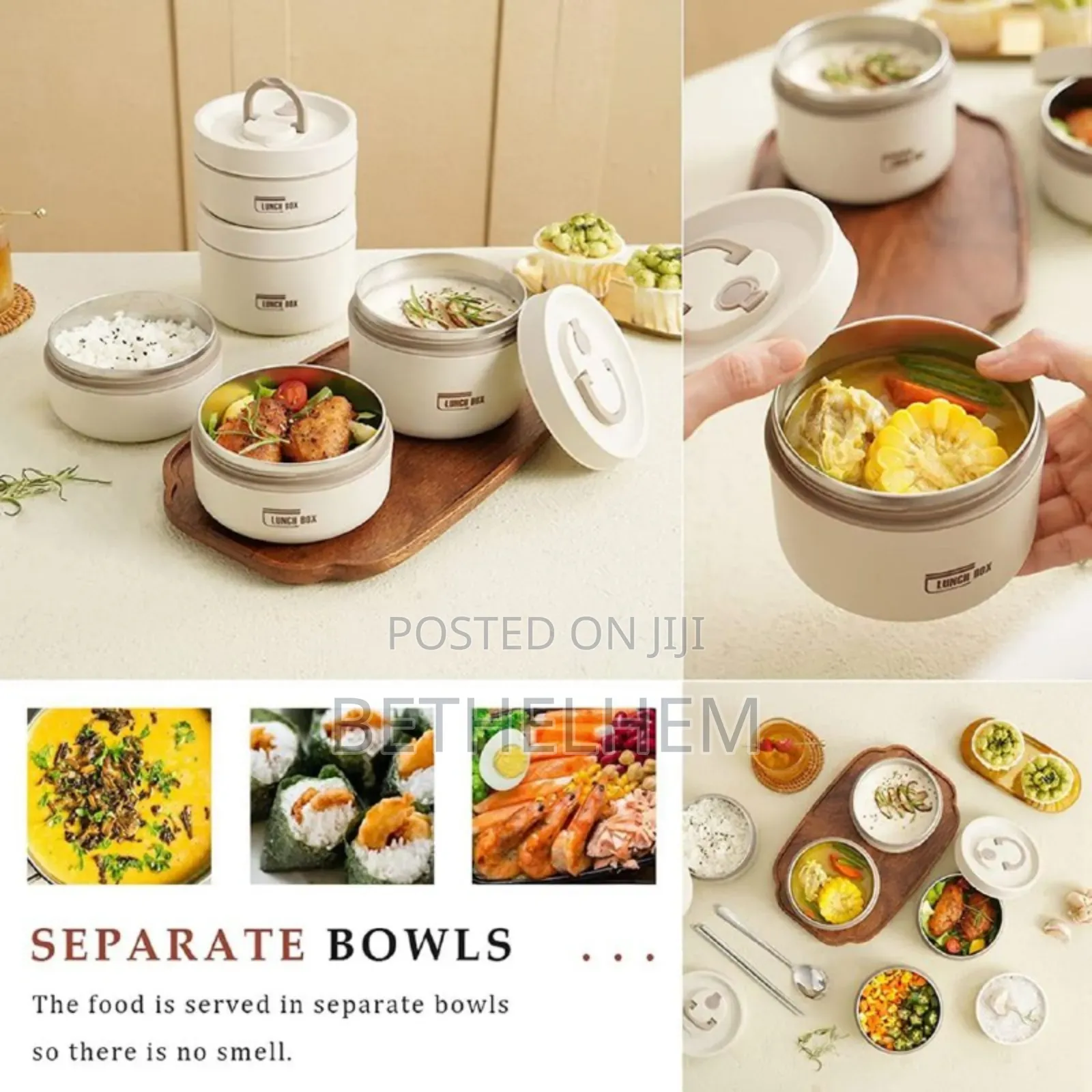 Portable Insulated Lunch Box Set