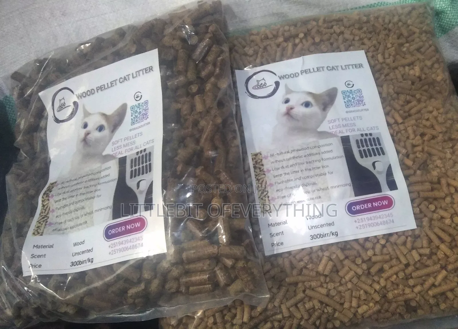 Wood Pellet Cat Litter