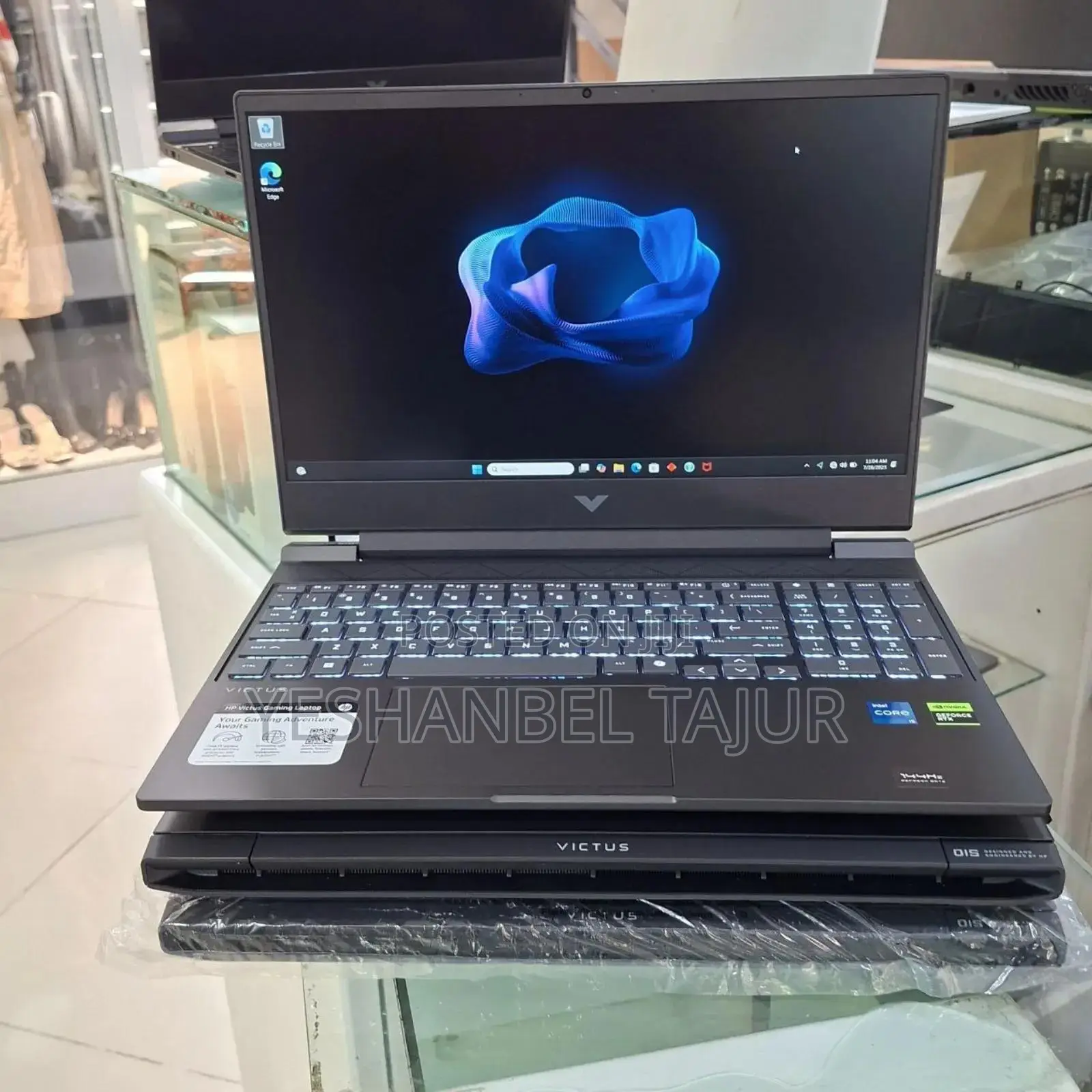 New Laptop HP Victus 15 8GB Intel Core I5 SSD 512GB