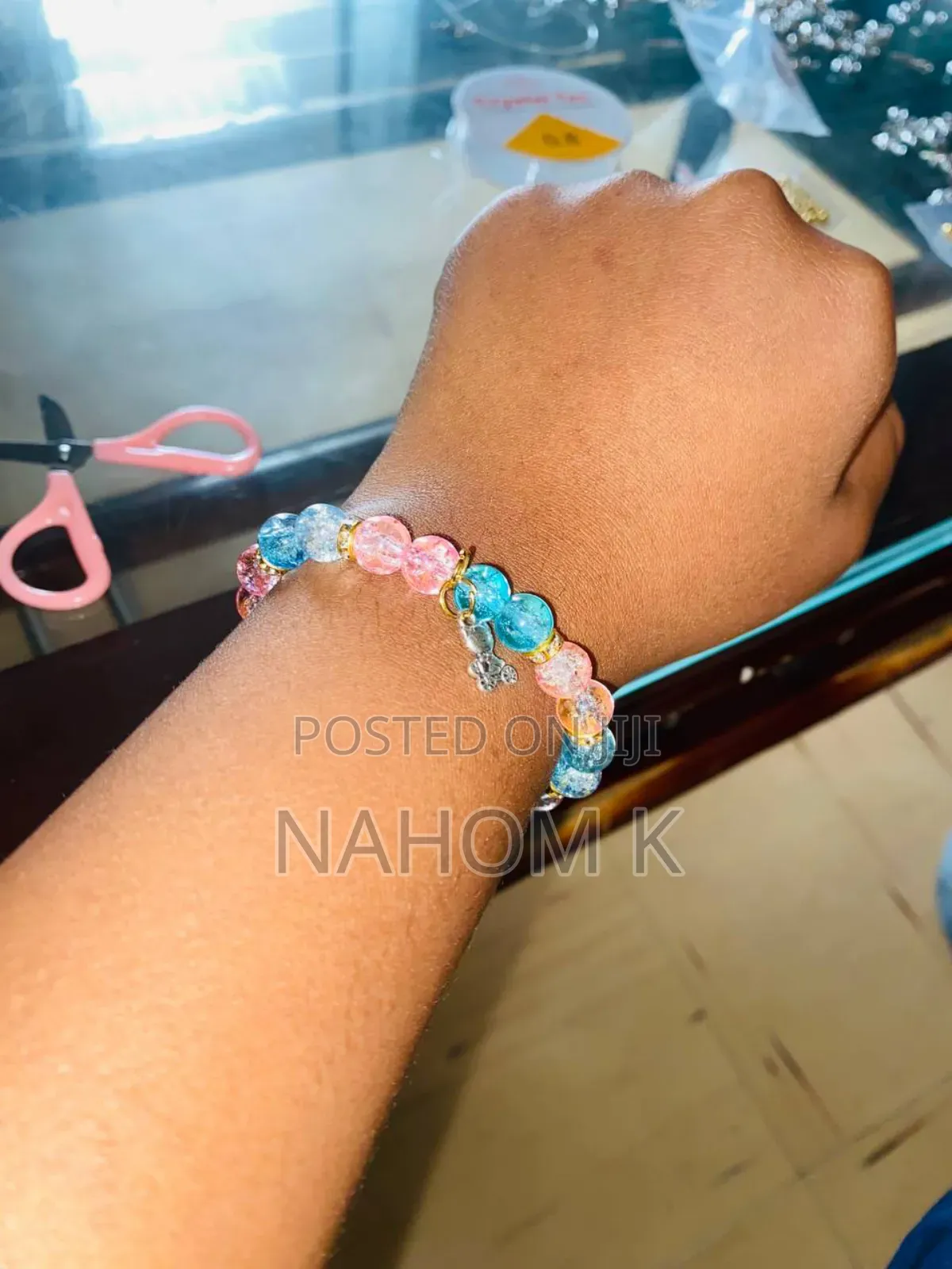 Crystal Bead Bracelet