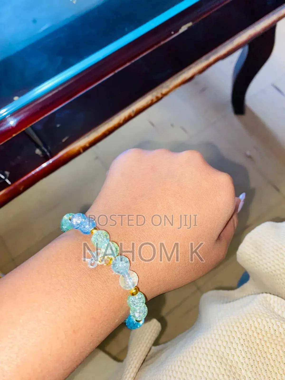 Crystal Bead Bracelet