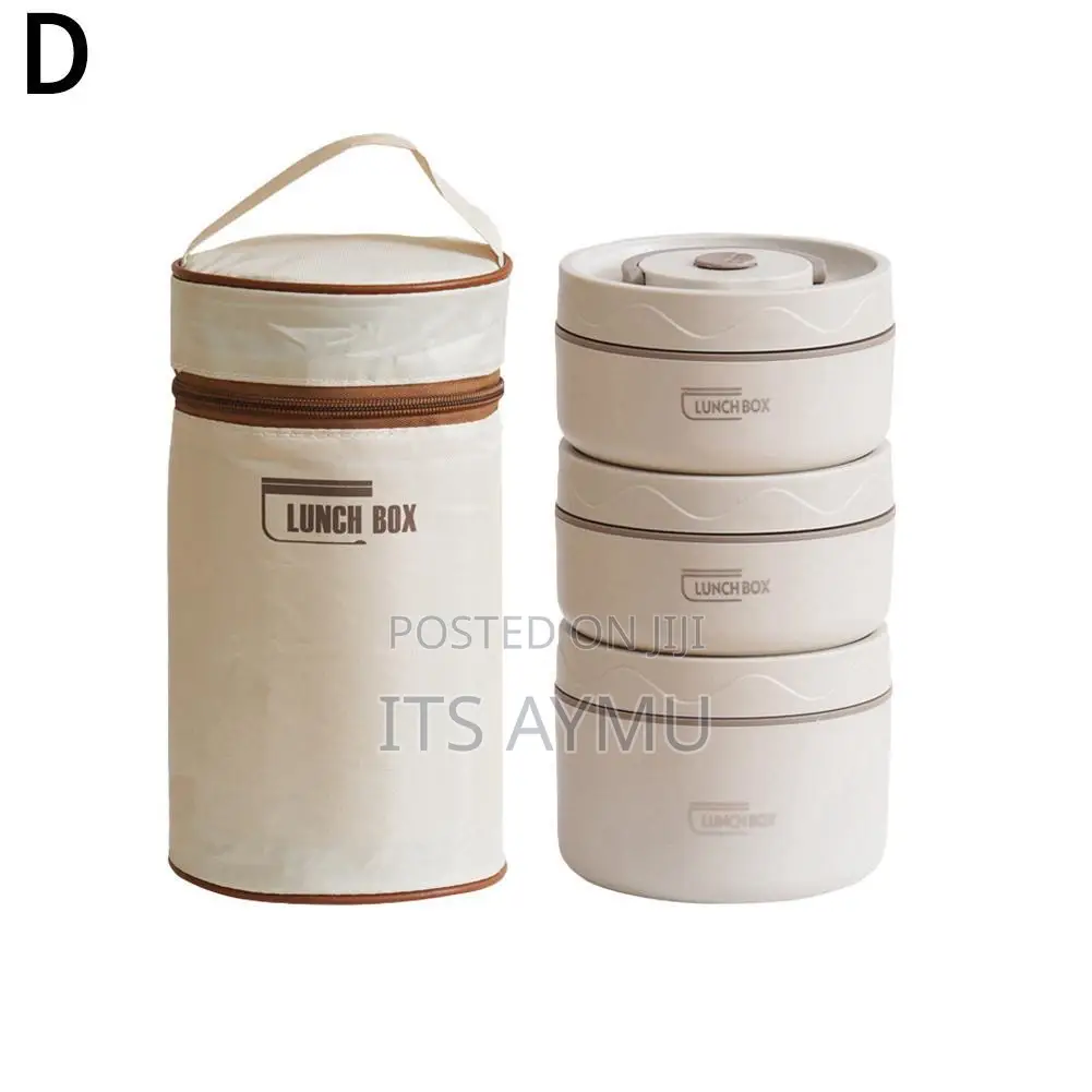 ባለ3 Isolated Lunch Box With Bag