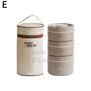 ባለ3 Isolated Lunch Box With Bag