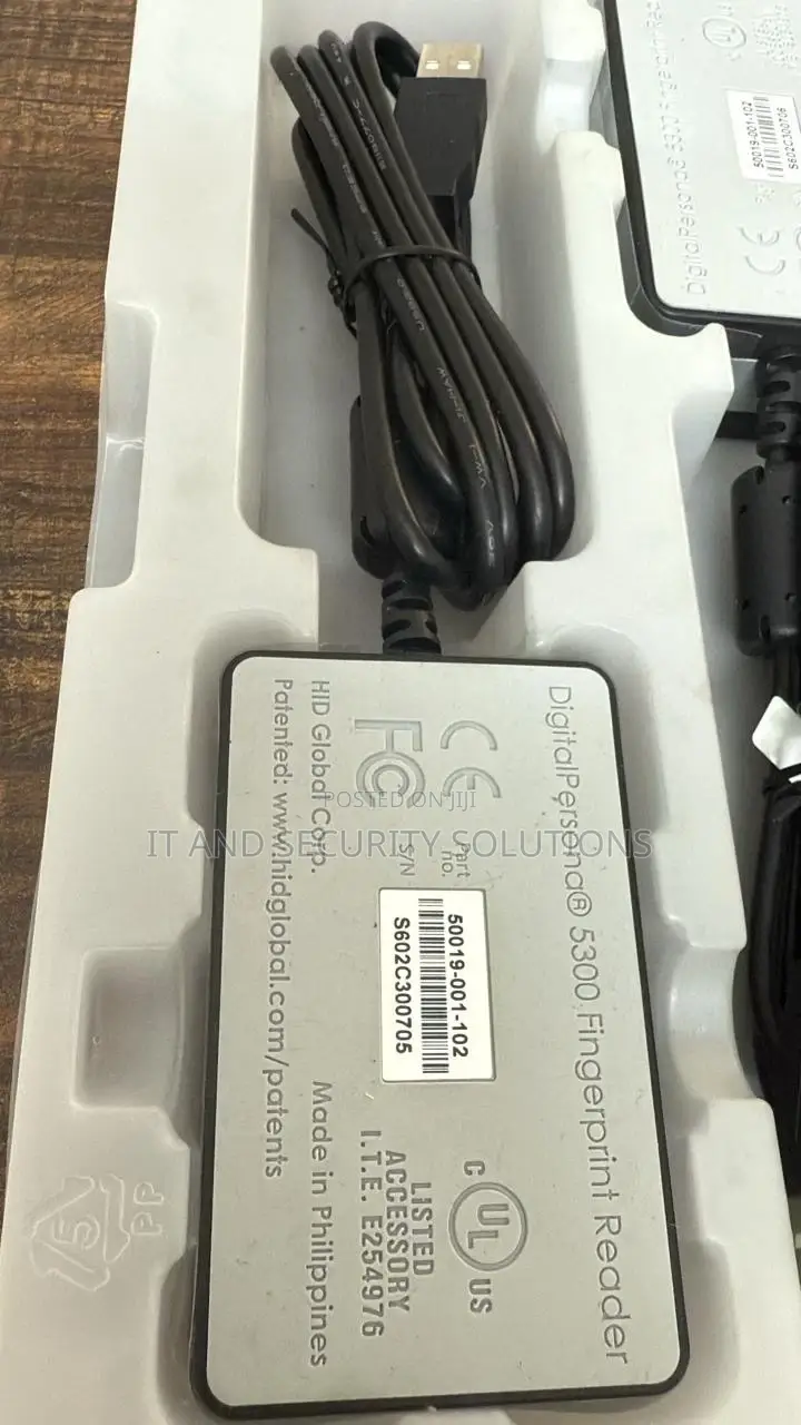 Hid Digitalpersona 5300 Certified Usb Fingerprint Optical Reader