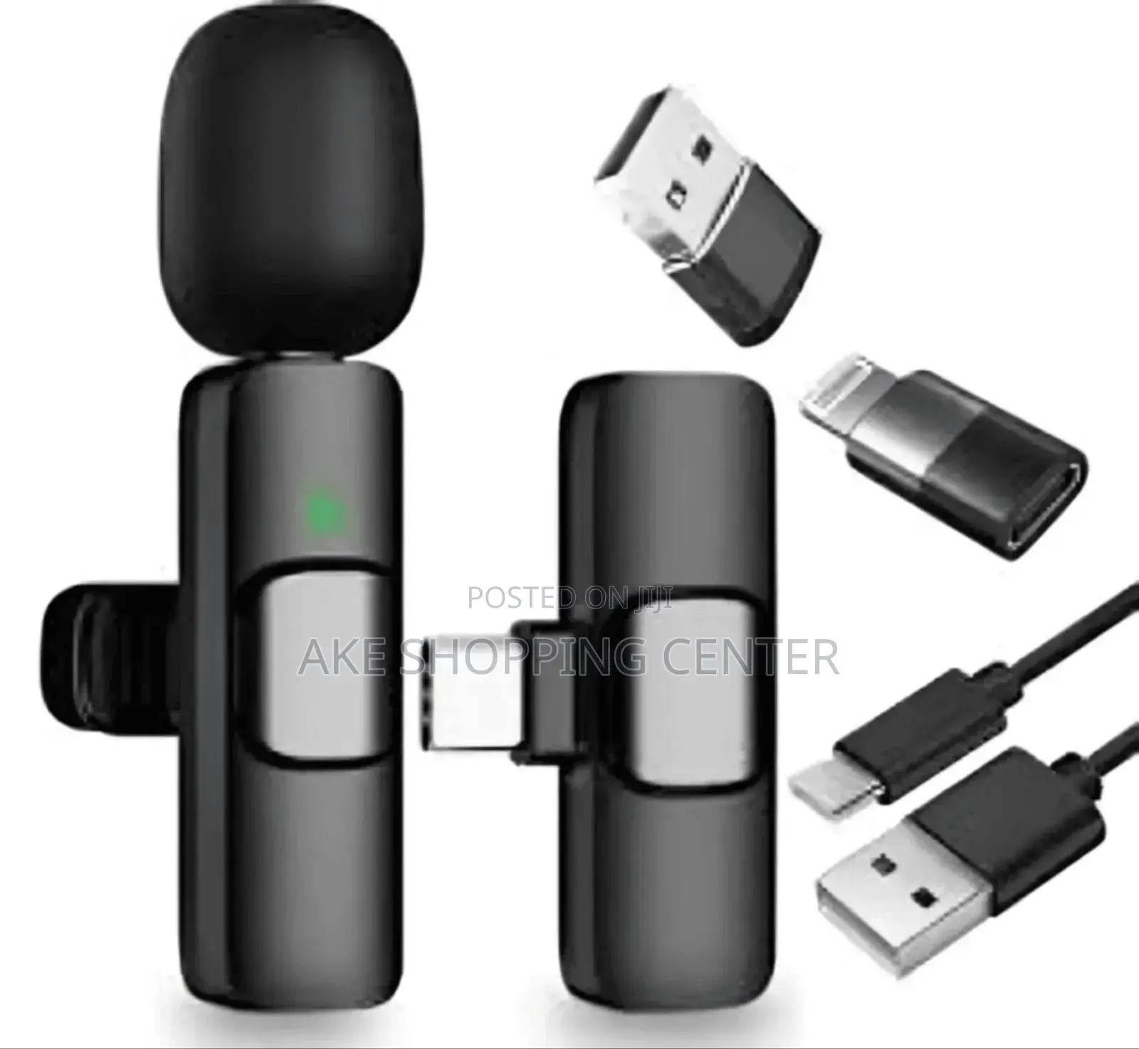 ማይክሮፎን | Dual Wireless Mic for iPhone Android