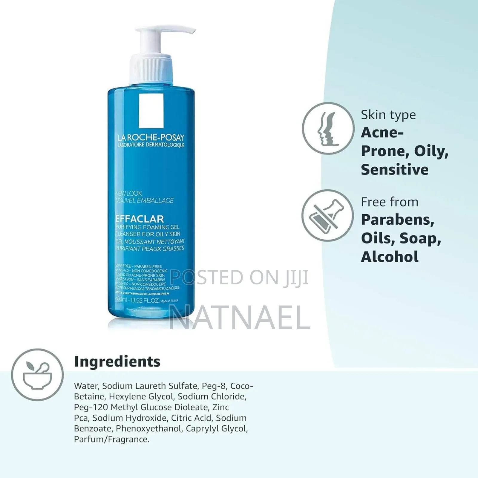 Laroche-Posay Effaclar Purifying Foaming Gel Cleanser