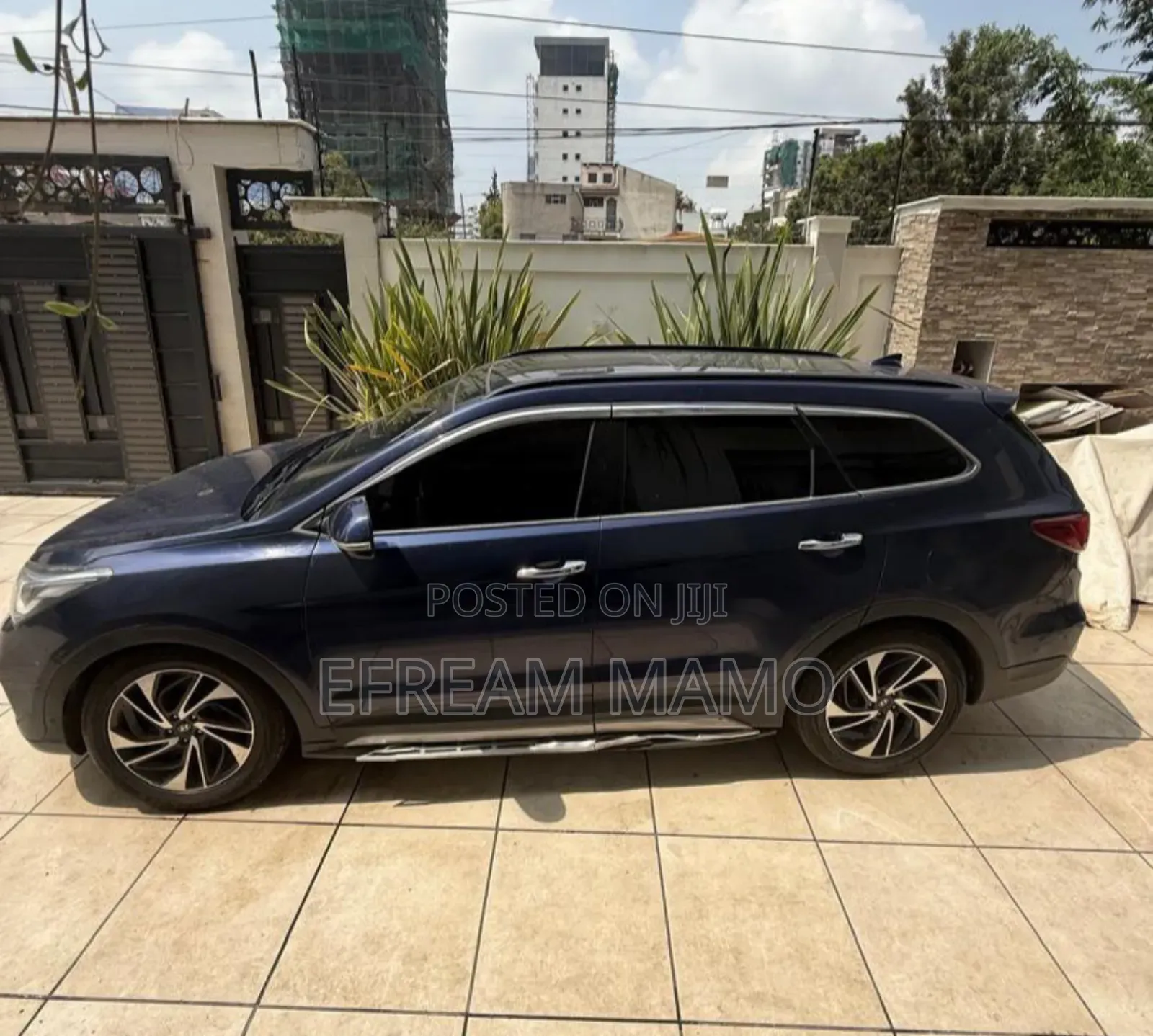 Hyundai Santa Fe 2017 Blue