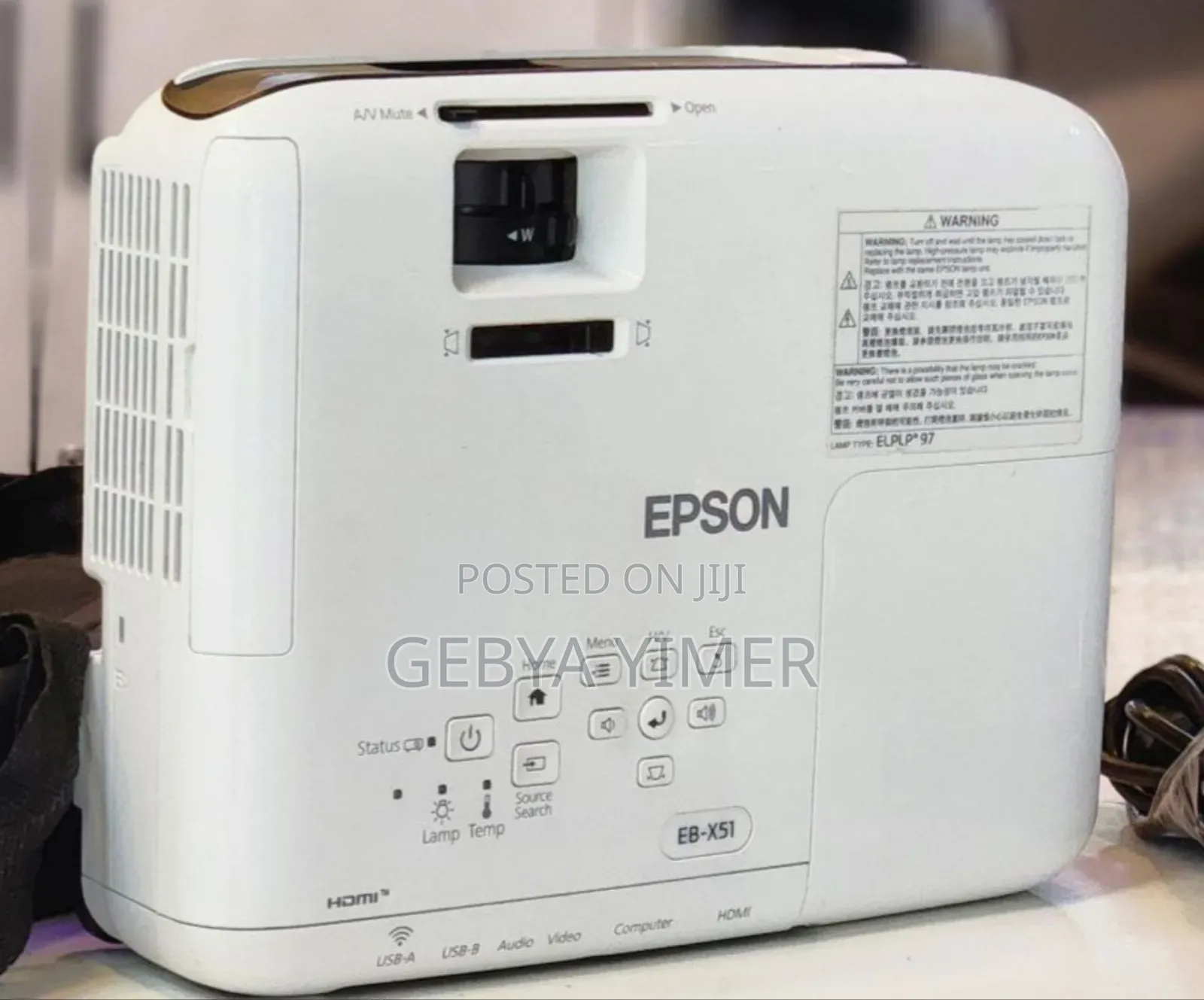 1epson Projector Model: Eb-X51 Has: Bag Remote Model Name: Eb-