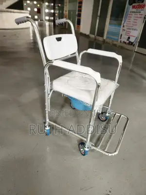 Commode Four Wheel Wheelchair喬裝toilet Wheelchair for Ealderly Commode