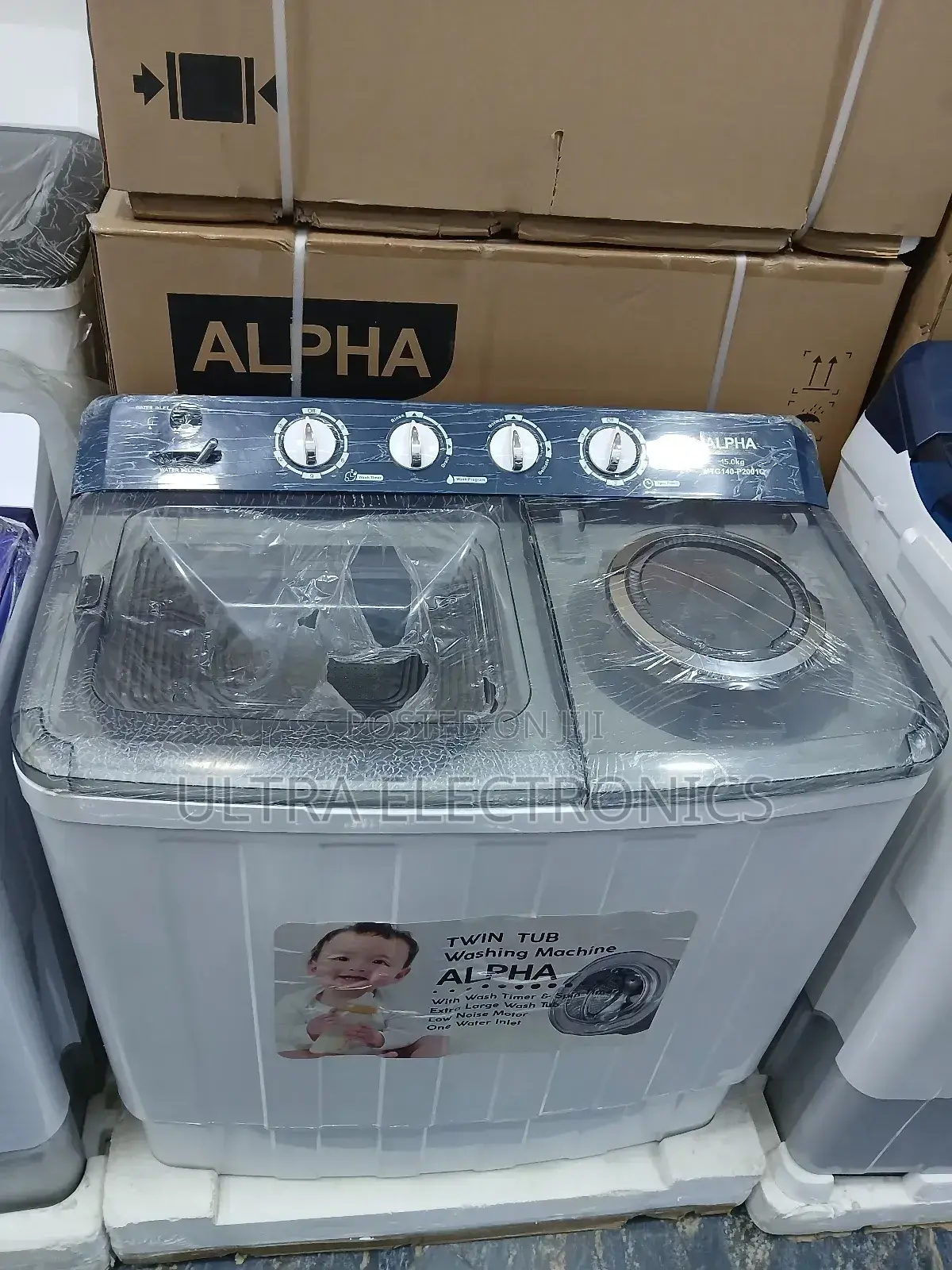 Alpha Washing Machine 15.Kg