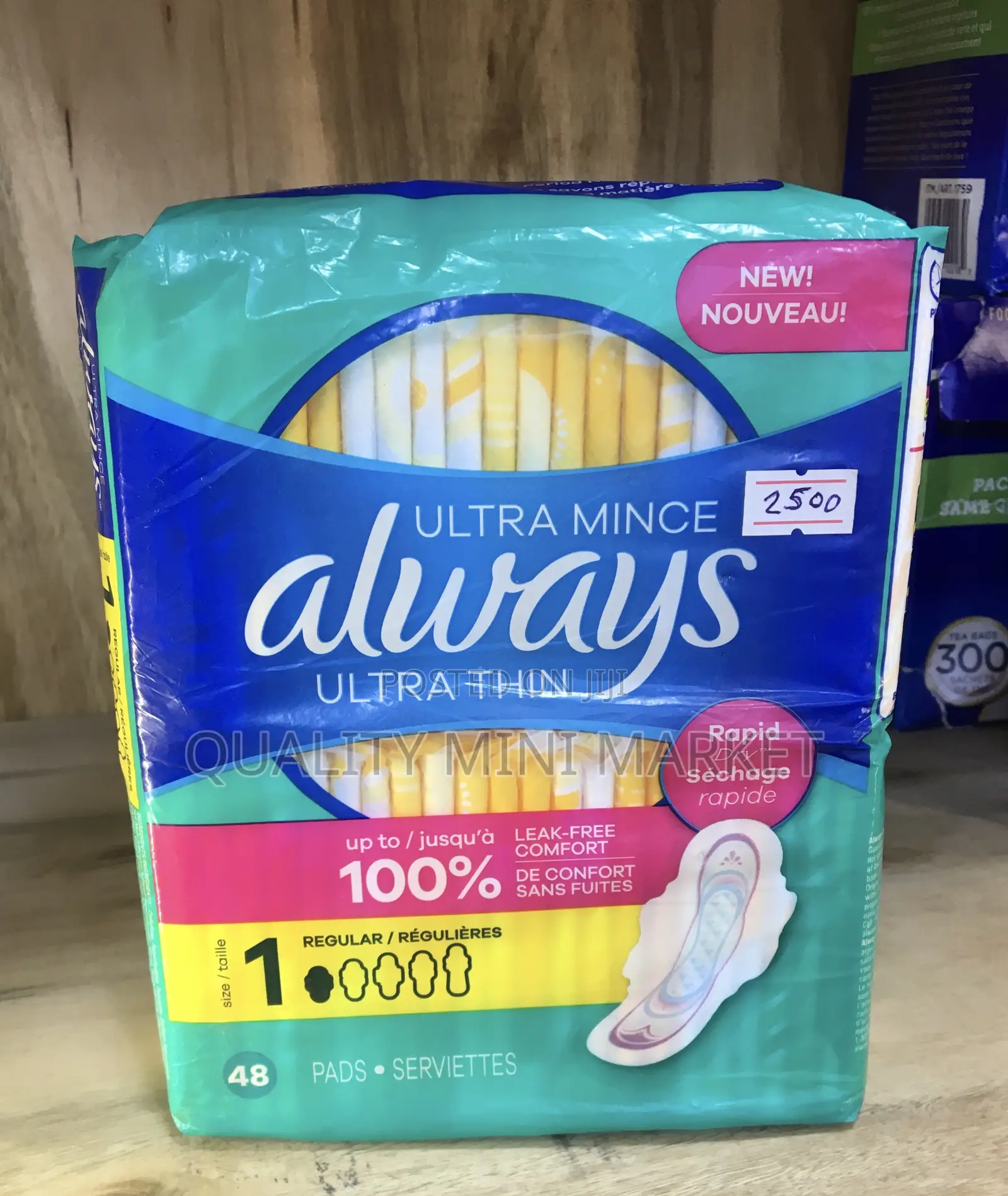 Always Sanitary Pad | Size 1 | 48 Pads | Imported From Canada