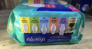 Always Sanitary Pad | Size 1 | 48 Pads | Imported From Canada
