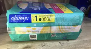 Always Sanitary Pad | Size 1 | 48 Pads | Imported From Canada