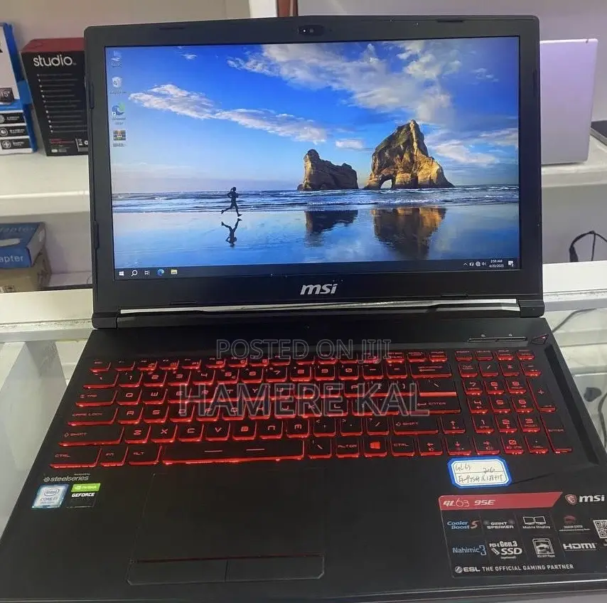 New Laptop MSI GF63 16GB Nvidia SSD 512GB