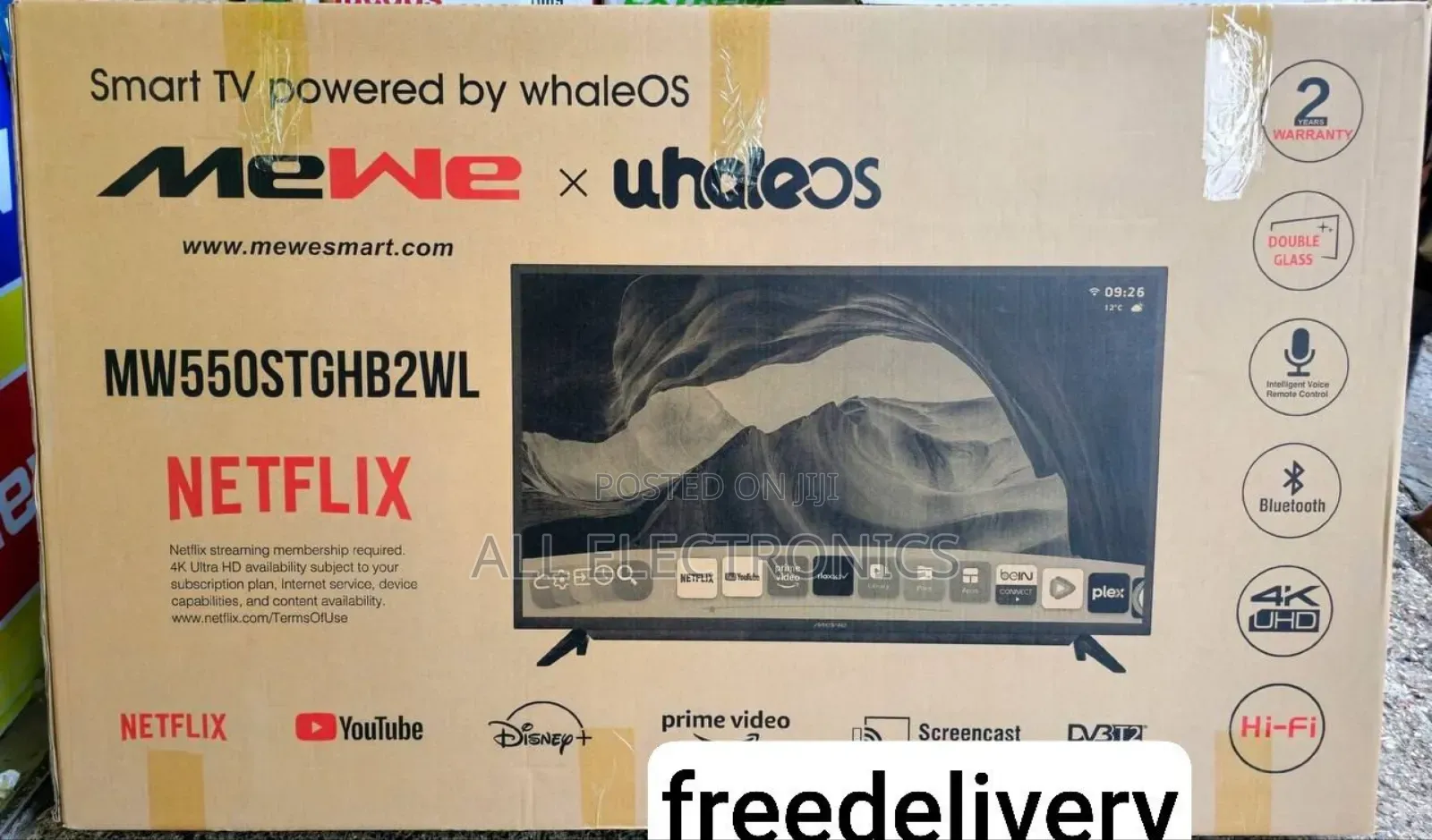 Mewe 55inch Smart Tv