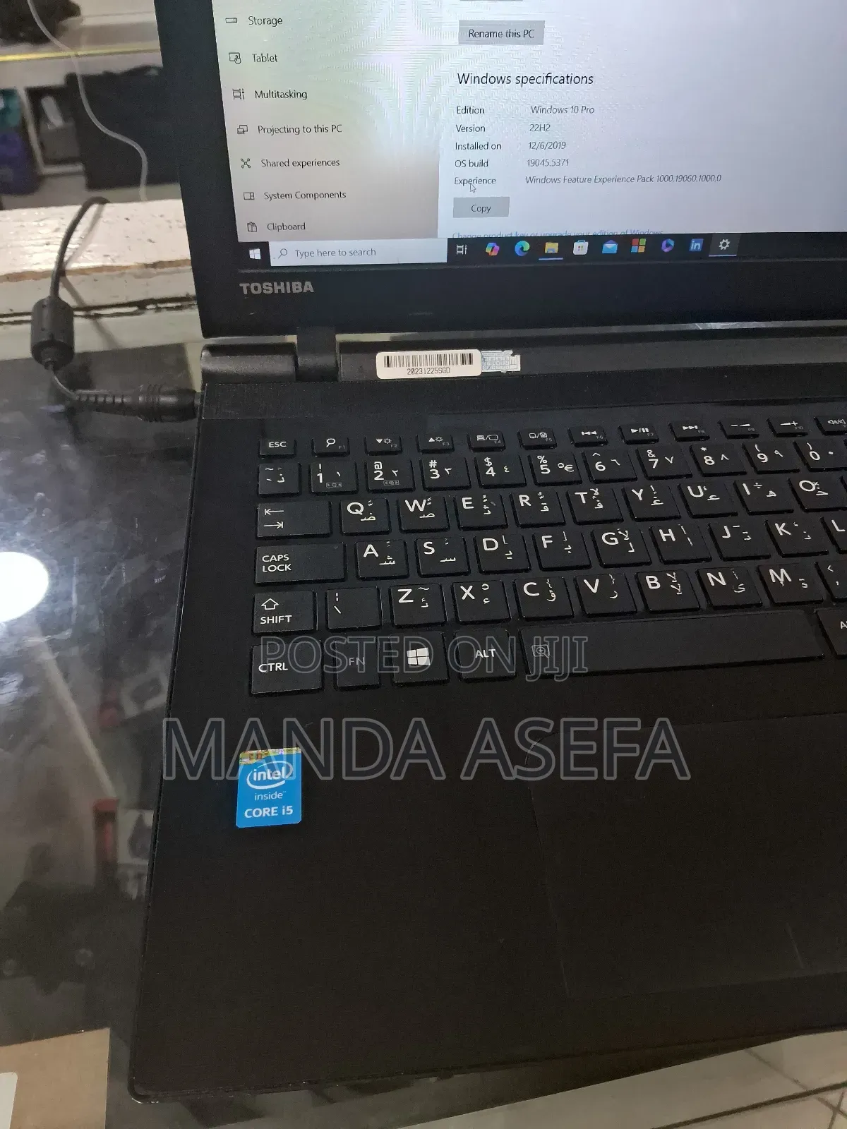 Laptop Toshiba Satellite C55 8GB Intel Core I5 SSD 500GB
