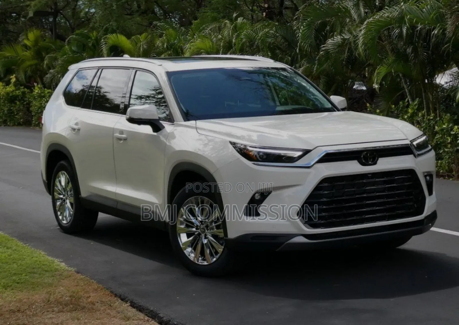 New Toyota Highlander Platinum 2025 Ivory