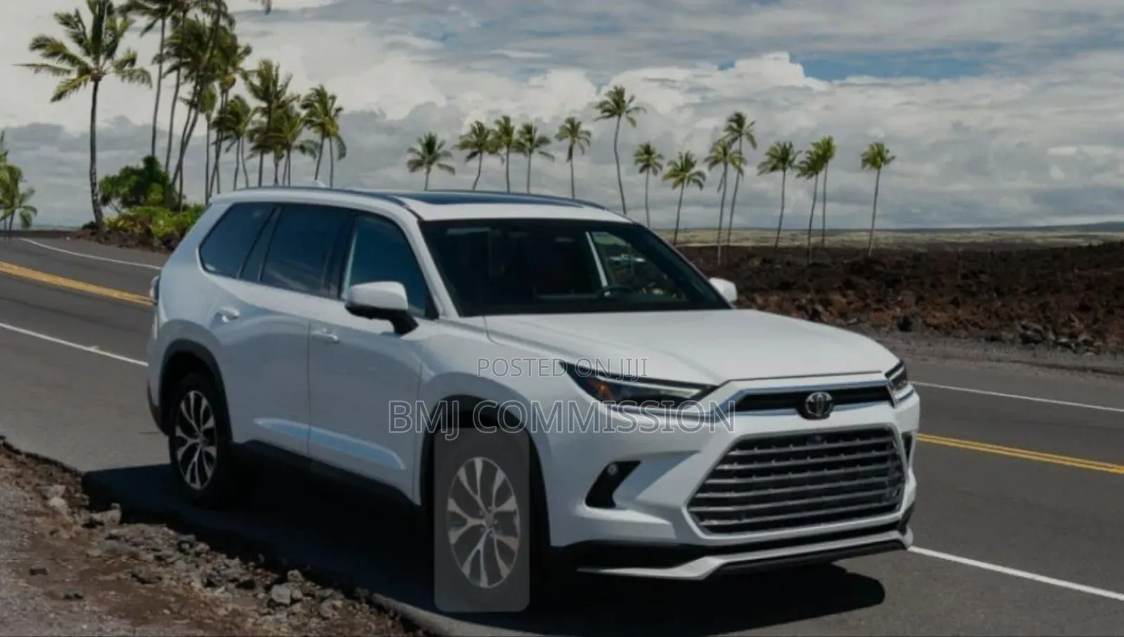 New Toyota Highlander Platinum 2025 Ivory