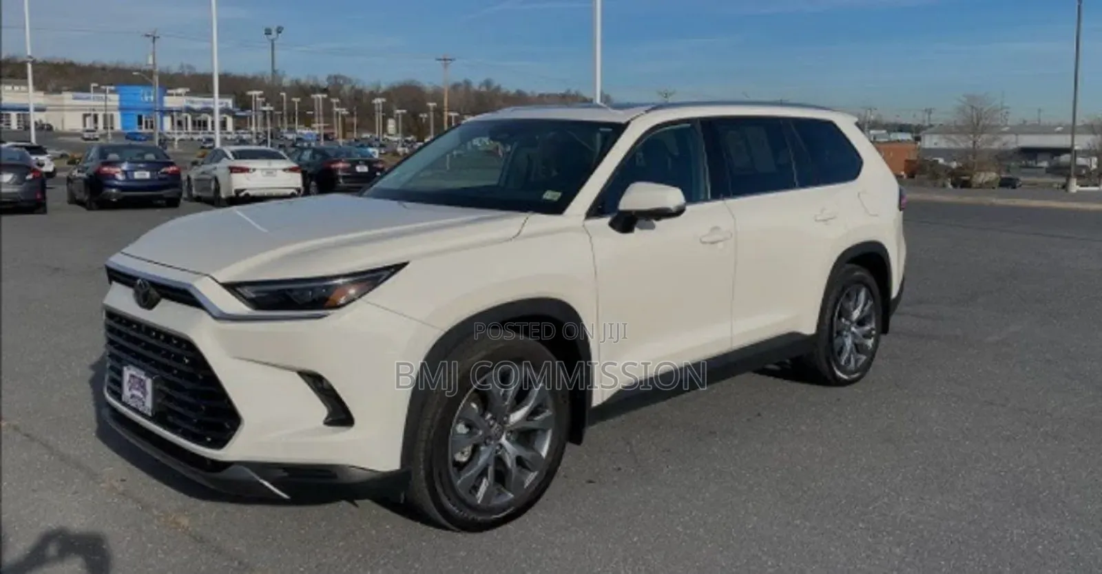 New Toyota Highlander Platinum 2025 Ivory