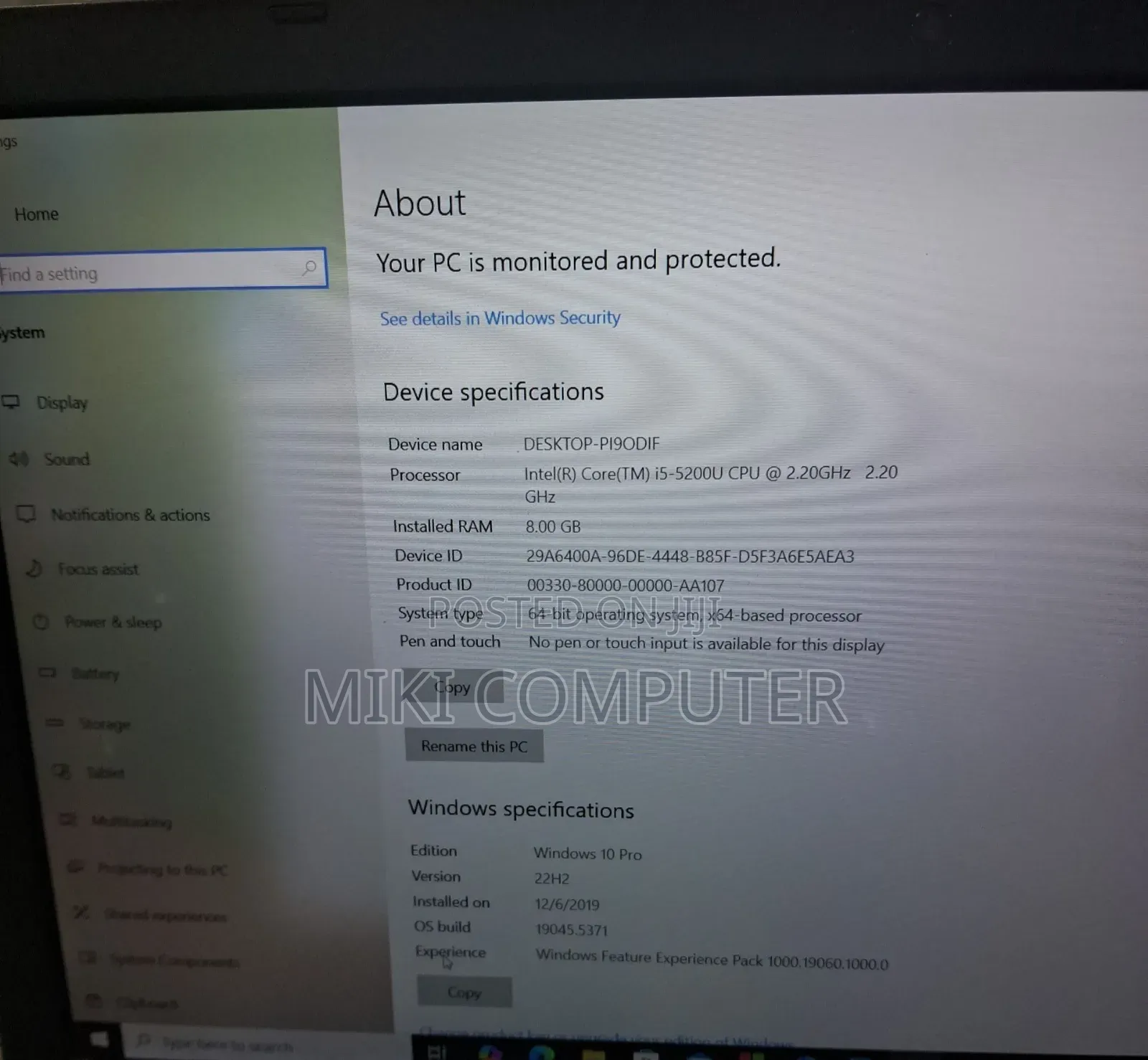 New Laptop Toshiba Satellite C55 8GB Intel Core I5 HDD 500GB