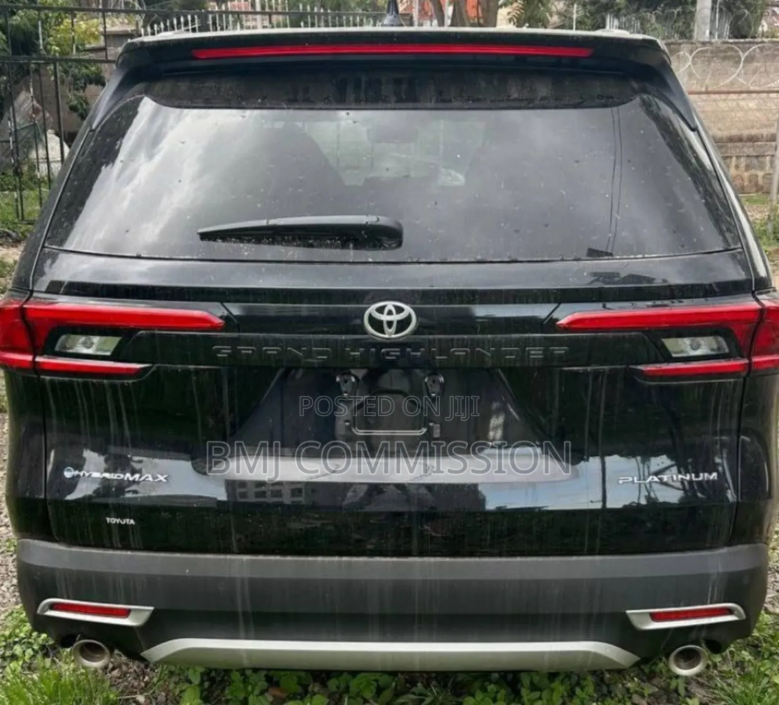 New Toyota Highlander Platinum 2025 Black