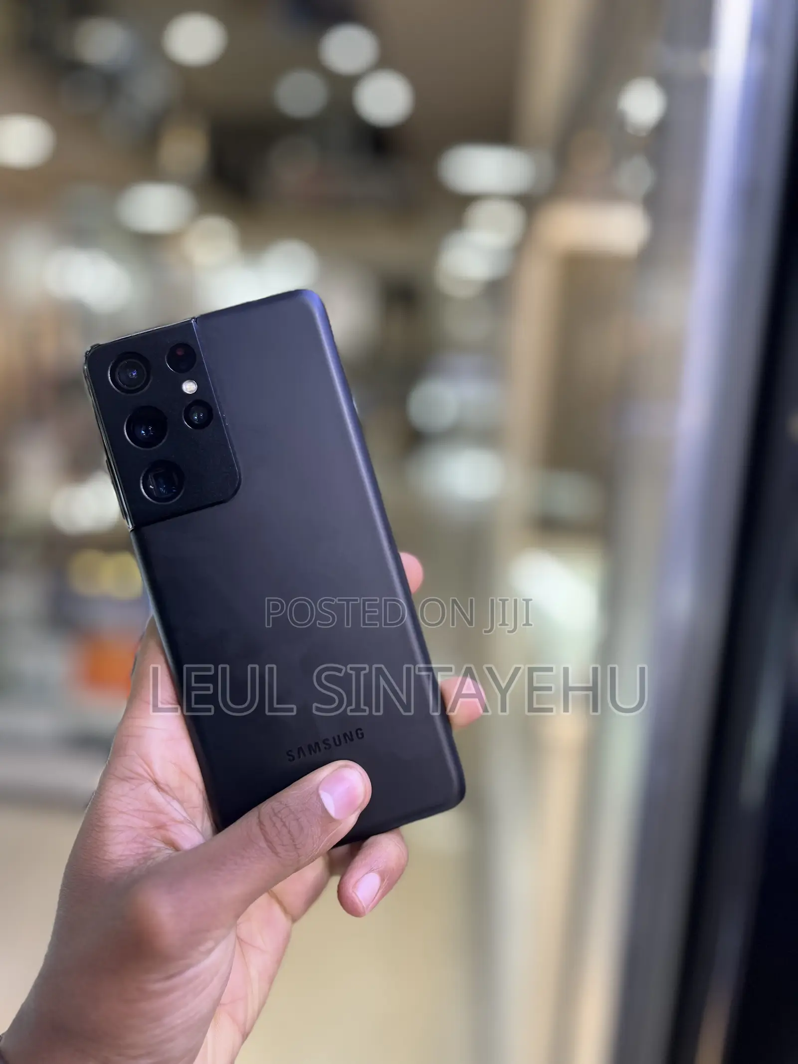 New Samsung Galaxy S21 Ultra 5G 128 GB Black