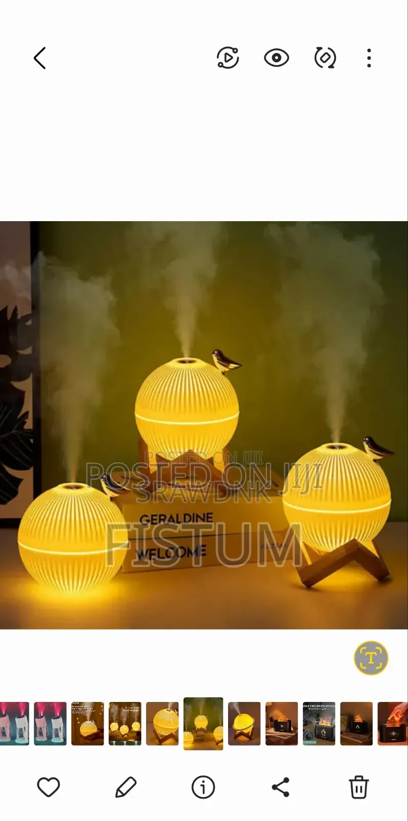 Moon Light Defuser/Humidifier