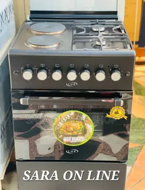 Lux Oven 60x60 2 Gas 2 Eletric Oven Made in Turikish 2 Years Warranty