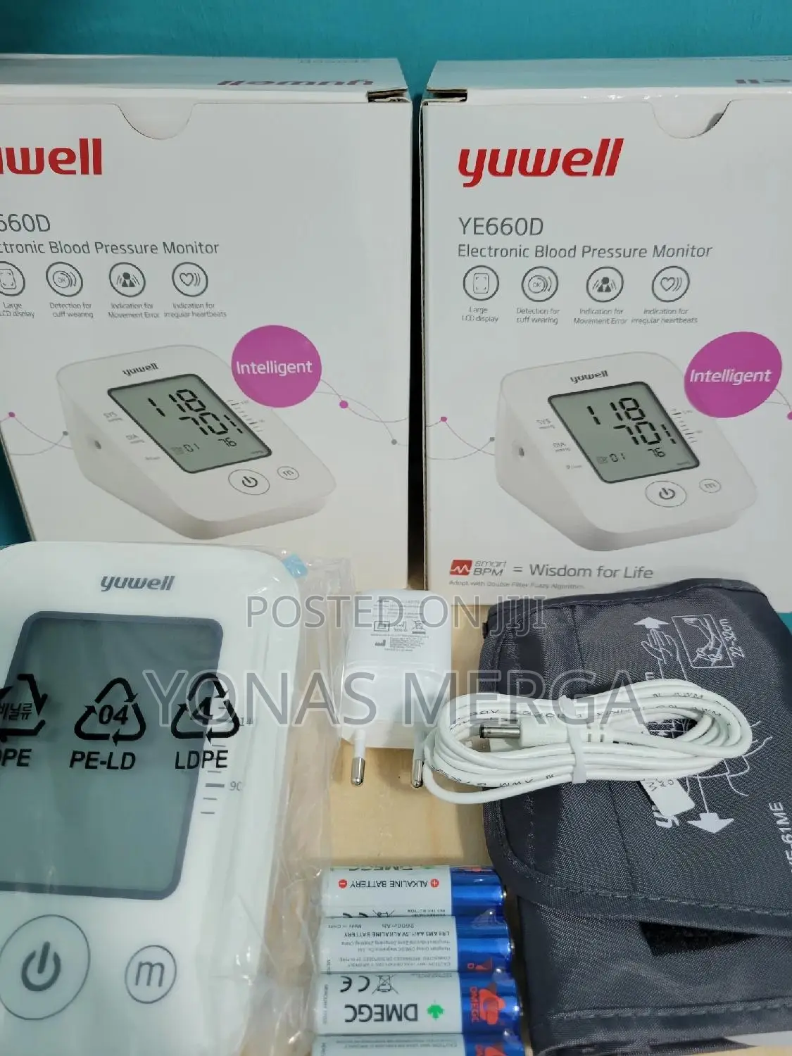 Digital Blood Pressure Monitor Is Designed for Comfortable Measurement