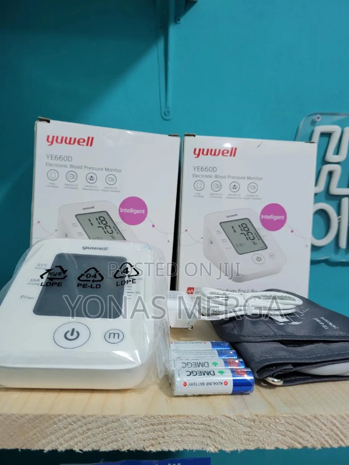 Bp Monitoring=夌cuff,太blood Pressure Monitor癌症adapter
Bag፰∞Aa Batteries