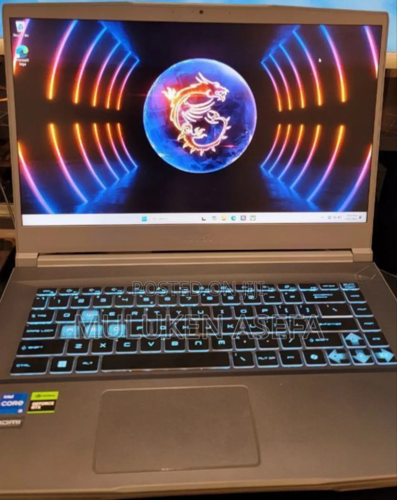 New Laptop MSI 16GB Intel Core I5 SSD 512GB