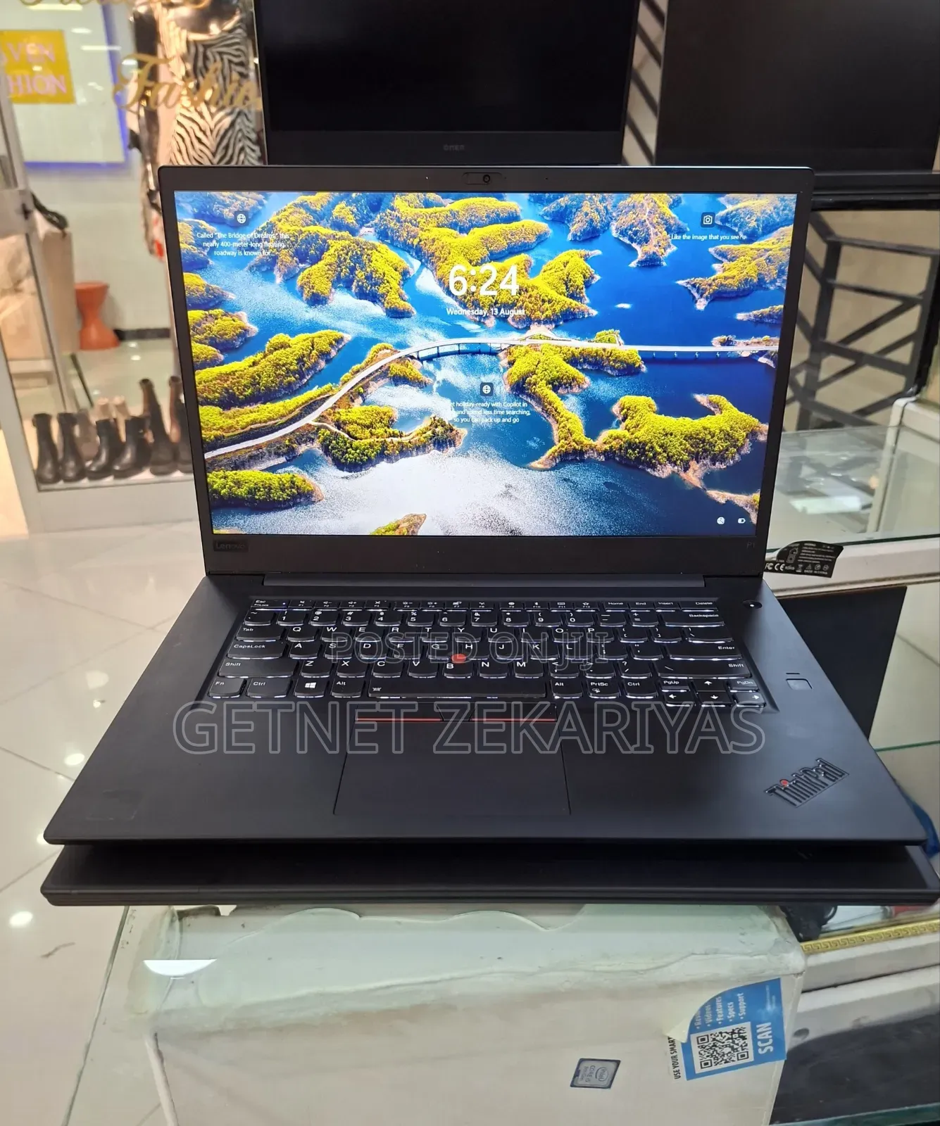 New Laptop Lenovo ThinkPad P1 Gen 3 16GB Intel Core I7 SSD 512GB