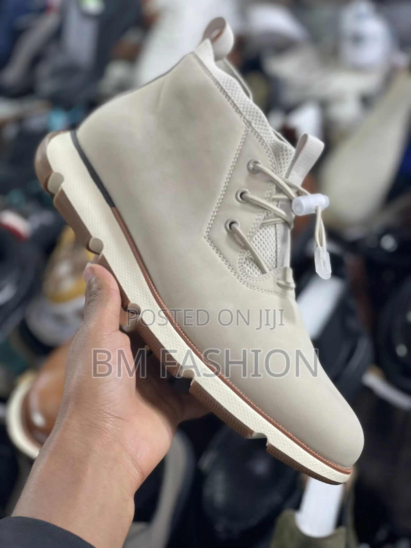 Men’S Rushine Creamy Mid Boots Classic for Men