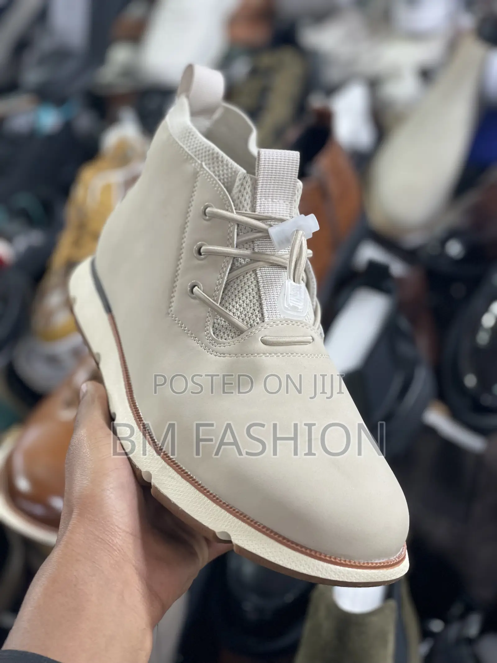 Men’S Rushine Creamy Mid Boots Classic for Men