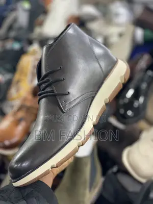 Rushine Mid Boots With Laces Iron Color for Men