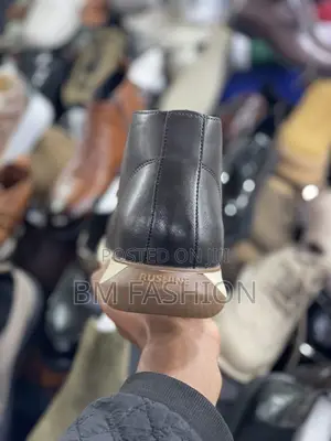 Rushine Mid Boots With Laces Iron Color for Men