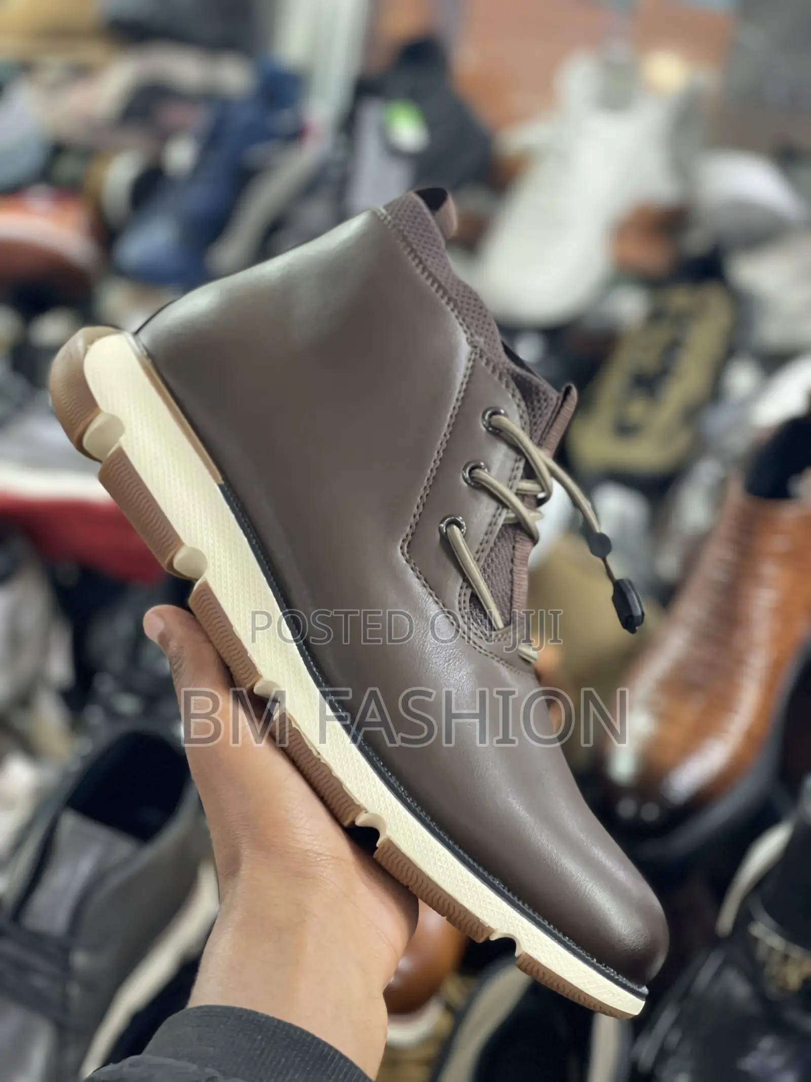 Rushine Ankle Boots Faux Leather Casual Shoes