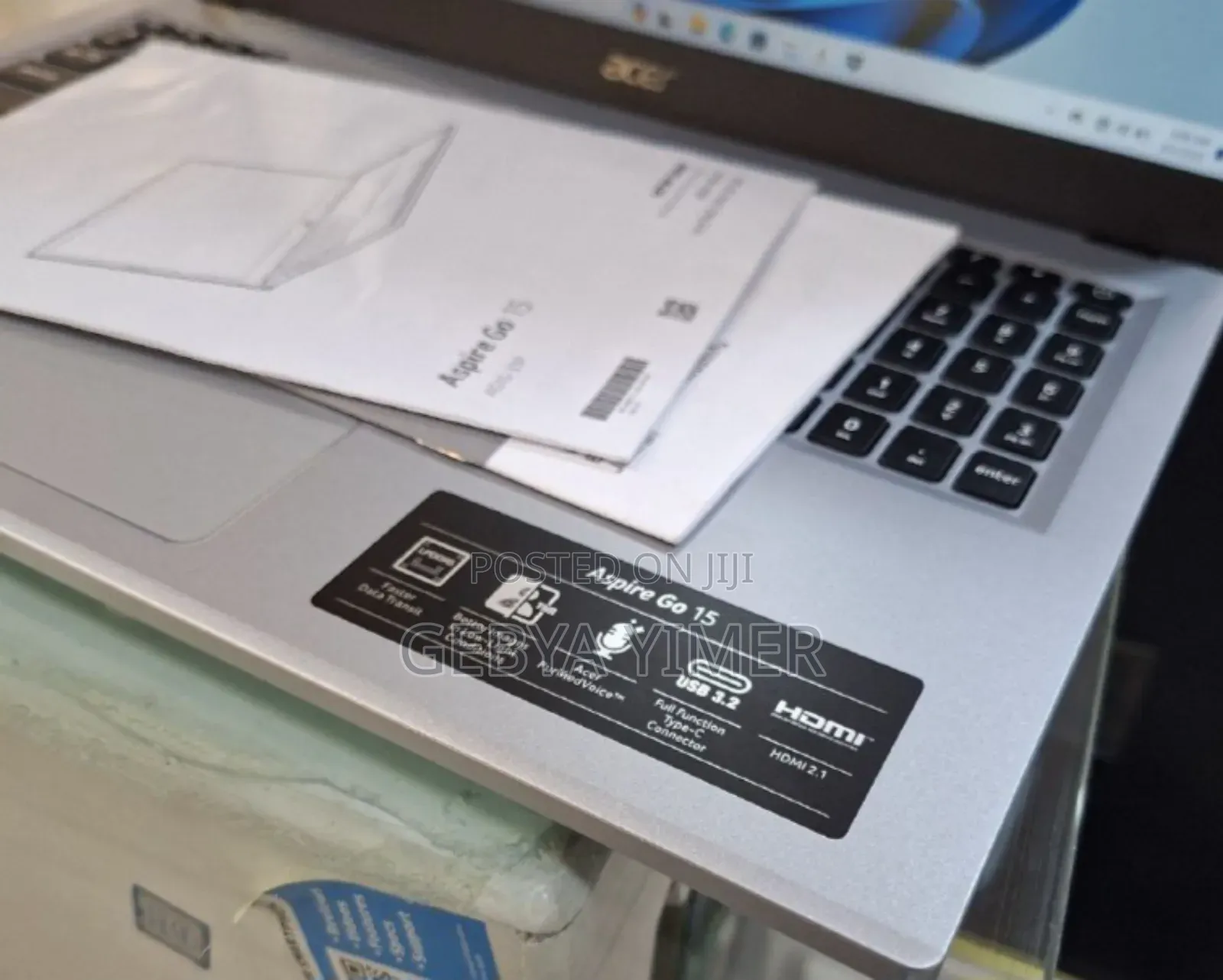 New Laptop Acer Aspire 5 8GB Intel Core I3 SSHD+SSD 512GB