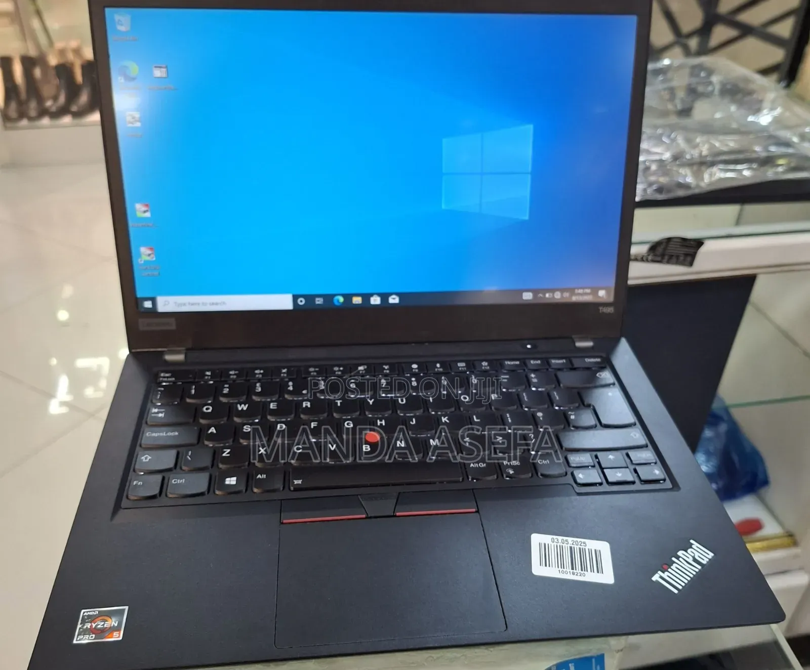 New Laptop Lenovo ThinkPad T495s 16GB AMD Ryzen 5 SSD 512GB