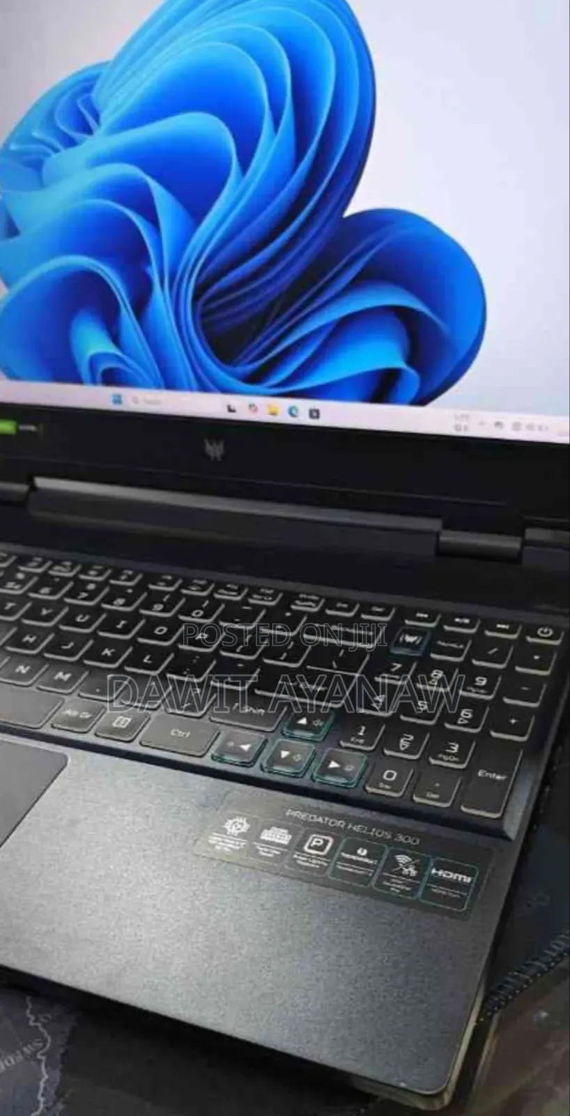 New Laptop Acer Predator Helios 300 16GB Intel Core I7 SSD 512GB