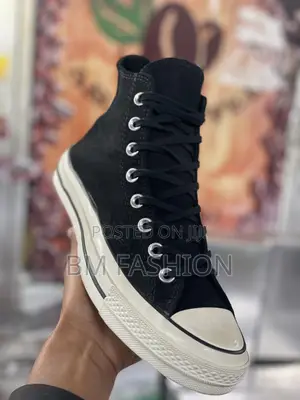 All Star Suede Black Casual Shoes for Men