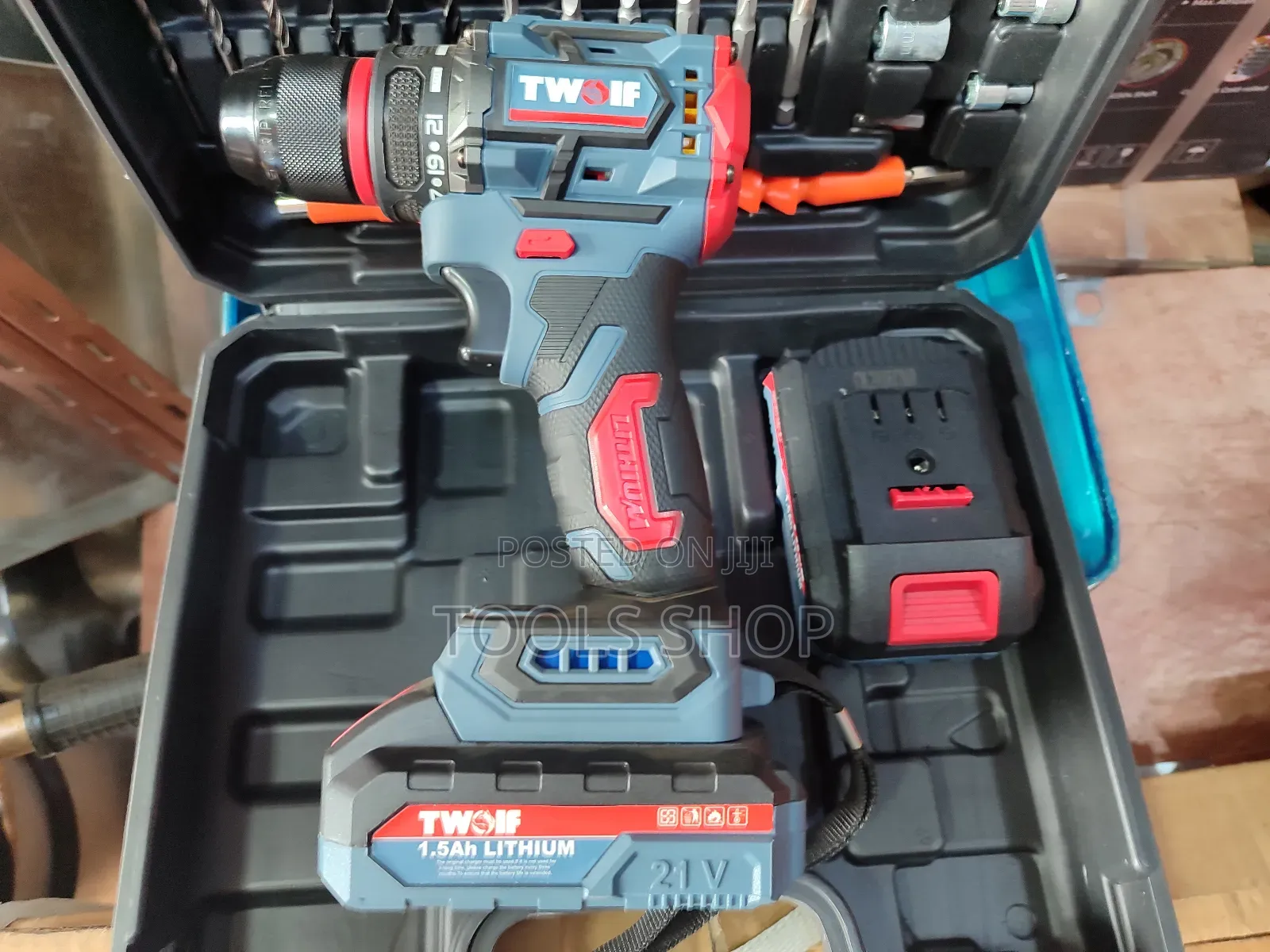 T Wolf Full Accessories Chargeable Drill