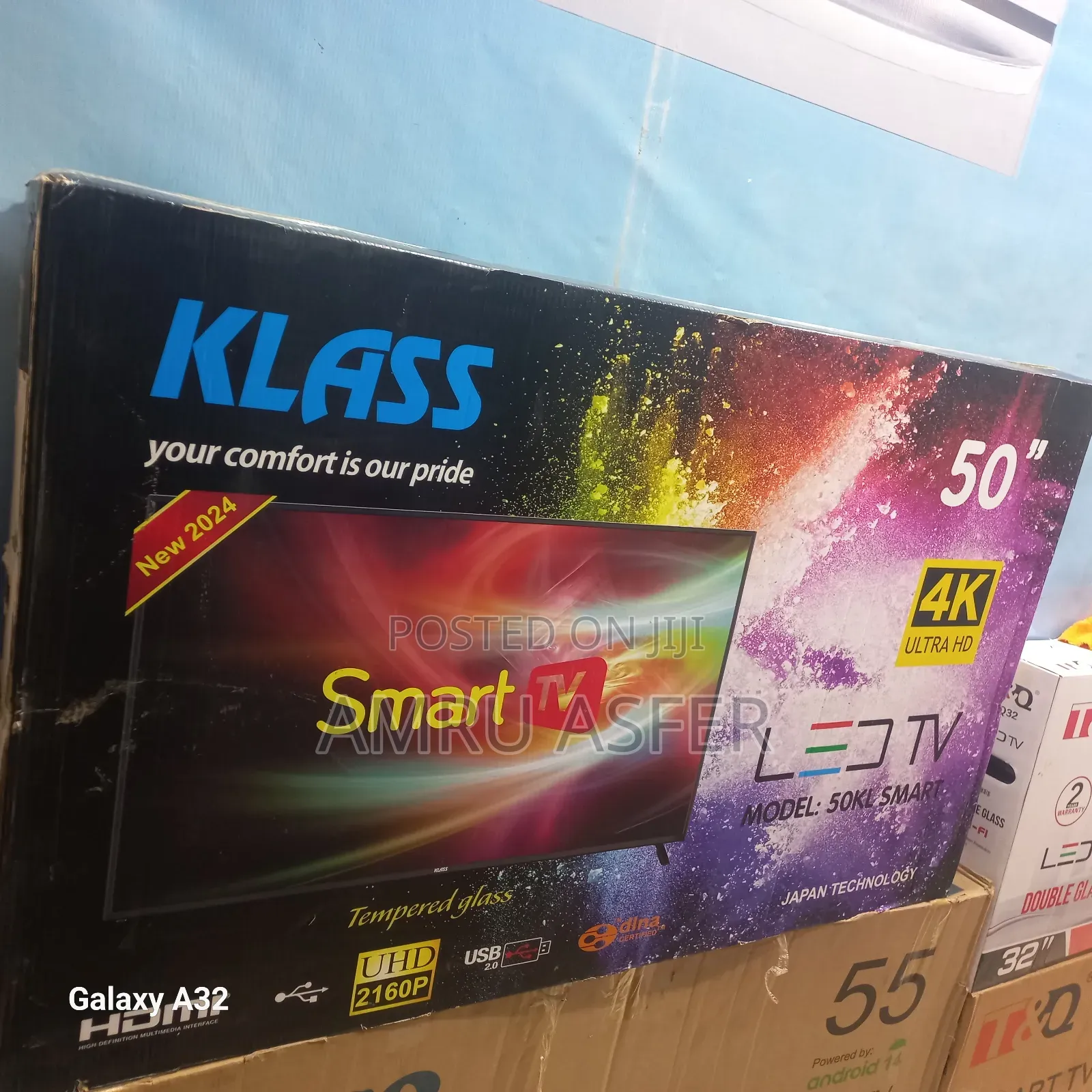 Class Tv 50 Inch Duoble Glass New