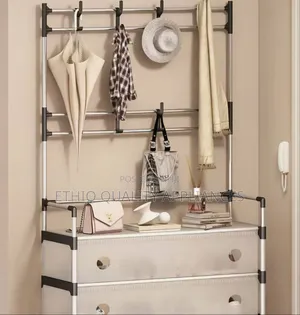 Multi-Functional Storage Unit Shoe and Hat Rack